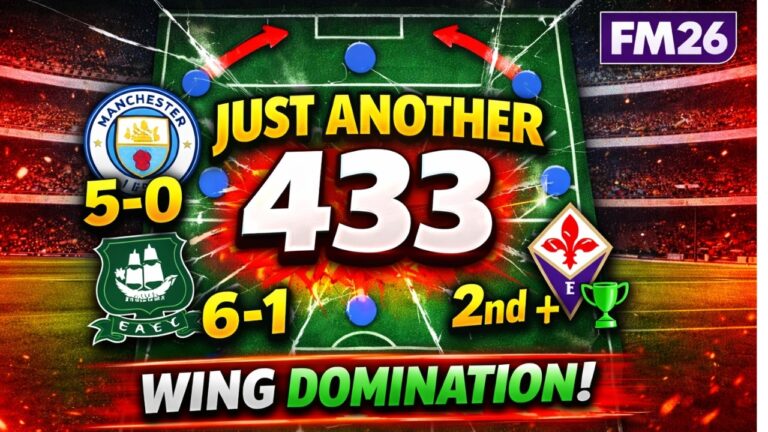 “Just Another 433” in FM26 😳 (Treble + Promotion + Europe!)