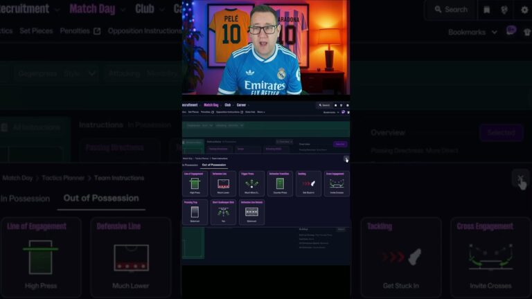 Searching for the Best Tactics FM26 – Testing GYR Captain America 433 – #shorts