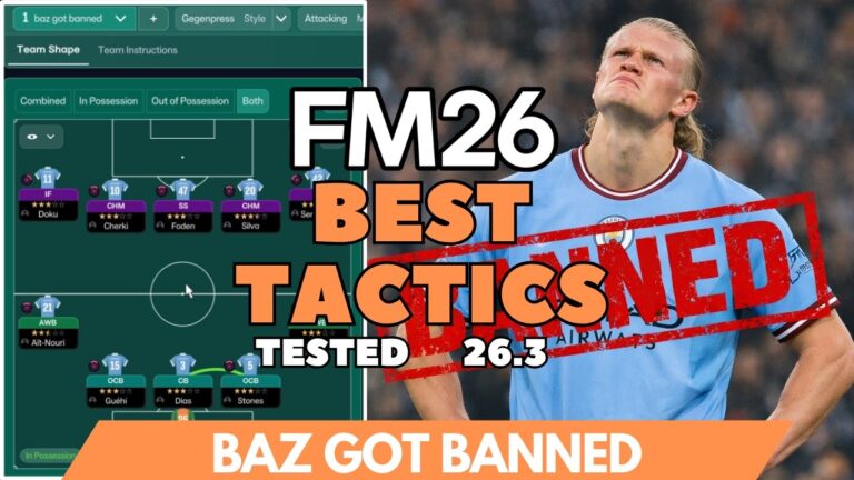 The Best Tactics FM26 Tested – BAZ GOT BANNED  (v26.3)