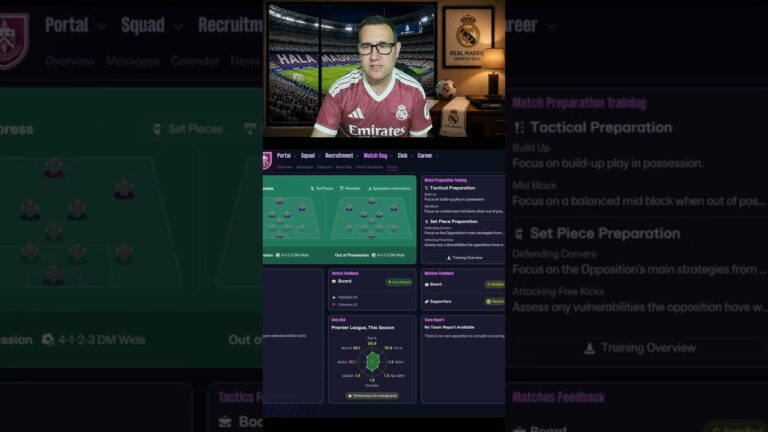 Searching For The Best Tactics FM26 – GYR MR FANTASTIC 433 (v26.3)