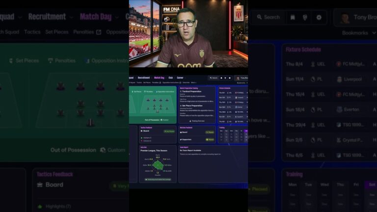Searching for The Best FM26 Tactics – KNAP RAMBLE ON 26.3 41131 P107 AC – Updated Leagues 26/27